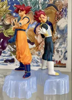 ドラゴンボールZ ドッカンバトル 7周年　ゴッド悟空ベジータ　2体セット