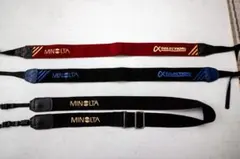 MINOLTA カメラストラップ 3本セット
