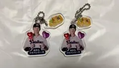 東京ヤクルトスワローズ神宮グルメキーホルダー（選手スイーツ）西川遥輝選手