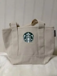 【新品未使用】スターバックス　小トートバッグ　アイボリー　限定品　福袋　美品