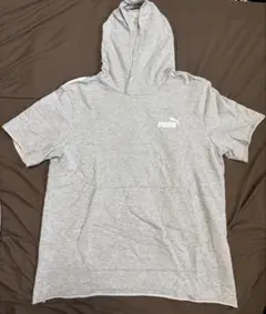 PUMA フード付きTシャツ M グレー