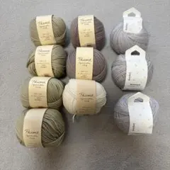 毛糸セット　ポーム　iroiro