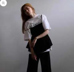 NOUNLESS ロゴオーバーTシャツ