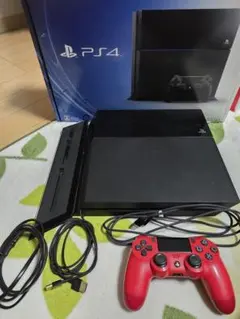 PlayStation 4 本体 純正コントローラー(レッド)付き