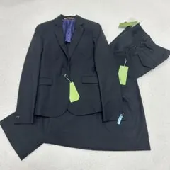 【新品】オリヒカ　3点セット　ウォッシャブルスーツ　セットアップ　ブラック　S