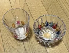 SOGA★曽我ガラス★グラスとガラス中鉢皿