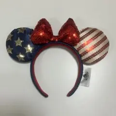 ディズニー カチューシャ アメリカ国旗 海外限定