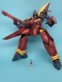 プラマックス　マクロス7 YF-19改　ファイヤーバルキリー　プラモデル完成品のサムネイル