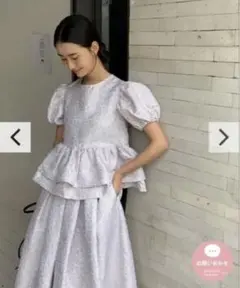 試着のみ】puff sleeve flare one-piece サイズ2 | Mercari