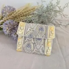 インド刺繍　ポーチ ミニケース　小物入れ