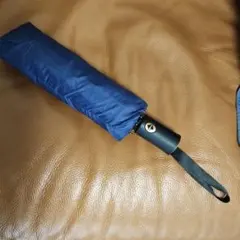 ネイビー 自動開閉 折りたたみ傘