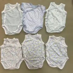 ユニクロ　メッシュボディスーツ 60　6枚セット　ベビー肌着