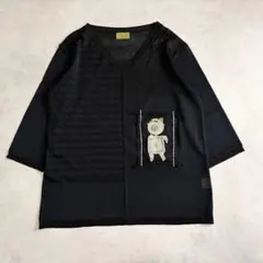 アルベロベロ オレボレブラ ぶたさん パッチワーク チュニック