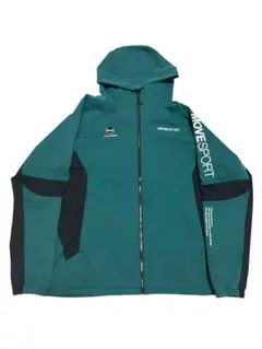 【美品】デサント MOVE SPORT フーデッドジャケット グリーン Oサイズのサムネイル
