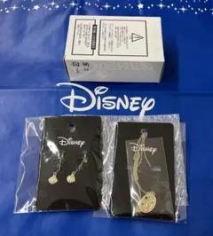ディズニーアリエルゴールドイヤリングとネックレスセット