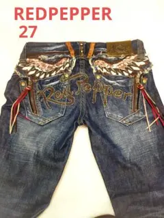 Hu様専用　Red Pepper　刺繍　フレア　デニムパンツ　　ジーンズ