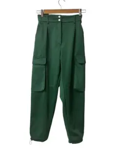 カーゴパンツ ハイウエスト 4ポケットグリーン