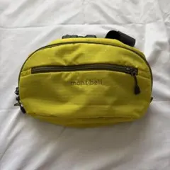mont-bell デルタガゼットポーチ　Lサイズ　イエロー　ウエストポーチ古着