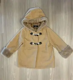 COMME CA ISM ベージュ ダッフルコート 120cm