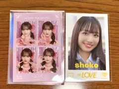 イコラブ 4カットフォトカード 髙松瞳 ミニフォトvol.7 瀧脇笙古 セット