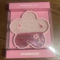 SAKURA2026コースターシャイニーピンク　スタバ　スターバックス