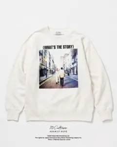 アダムエロペ Oasis Morning Glory スウェットホワイトLサイズのサムネイル