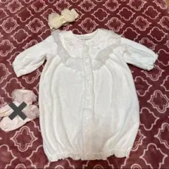 ベビードレス セレモニードレス 新生児 ロンパース 2way