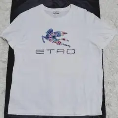 美品M エトロ ペガソ コットン100 半袖 Tシャツ 白 イタリア製 ETROのサムネイル