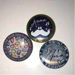 石井杏奈ミニ缶バッチ　3点セット