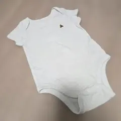 BabyGAP テディベア刺繍 半袖ホワイトロンパース