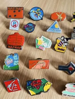 ピンバッチセット　25個　ビンテージ