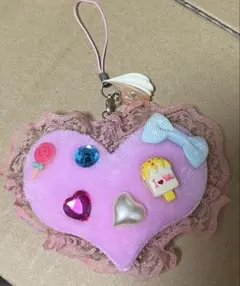 平成レトロ ギャル ストラップ ハート