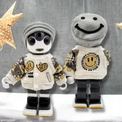 ロボホン RoBoHoN ロボホンの服ハンドメイド スマイリー柄プリントセット