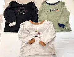 バースデイ ベビー キッズ Tシャツ 長袖 3点セット まとめ売り 90cm