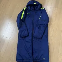 値下げNike ベンチコート ネイビー/ライム