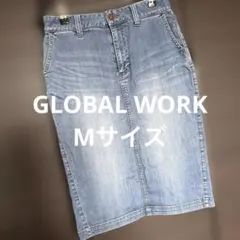 GLOBAL WORK デニムタイトスカート Mサイズのサムネイル