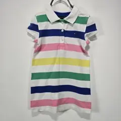 TOMMY HILFIGER　半袖　ポロシャツ　ワンピース　ボーダー　ロゴのサムネイル