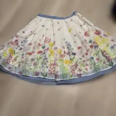 メゾピアノジュニア　白系 花柄スカート150のサムネイル