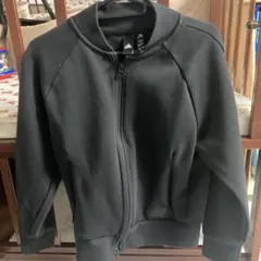 adidas ブラック ジップアップジャケット
