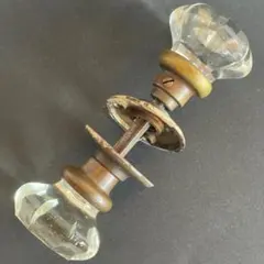 緑のガラスドアノブ 直径3.5cm フランス ドアハンドルサルベージ/K620 緑のガラスドアノブ 直径3.5cm フランス ドアハンドルサルベージ/K620