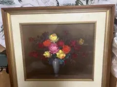 薔薇 絵画 G.BARTON 薔薇 絵画 G.BARTON G.BARTON バラの絵画の通販 by ちろ's shop｜