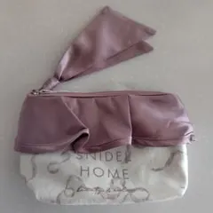 SNIDEL HOME ピンク フリルポーチ