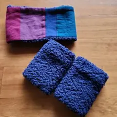 ネックウォーマーとレッグウォーマー