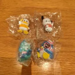 はぴだんぶい キラキラも〜っと⭐︎おうえんフィギュア 4点セット