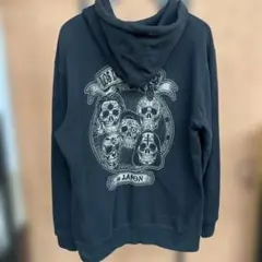 新日本プロレス　ロスインゴ　LIJ　ジップアップパーカー　ブラック　Lサイズ