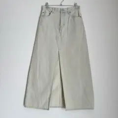 【SLY】 デニムスリットロングスカート ライトブルー size0