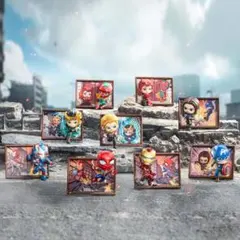 POPMART MARVEL フォトフレーム シリーズ スパイダーマン ヴィジョ