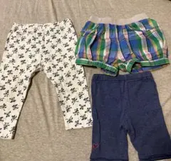 レギンス、ハーフパンツ、短パン　３枚セット