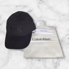新品　ショッパー付　Calvin Klein ユニセックス　ロゴ入り　キャップ