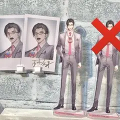 五木左京 アクスタ１個 チェキカード2枚